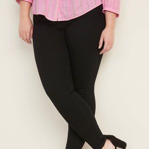 Black Old Navy Sliming Jeggings